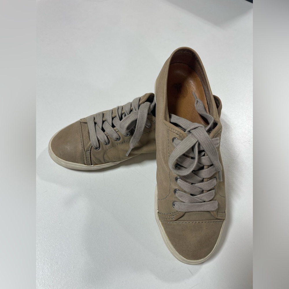 Frye Mindy lace leather low sneaker - Picture 2 of 7